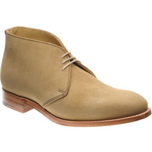 Herring Orkney II mens boots in biscuit suede