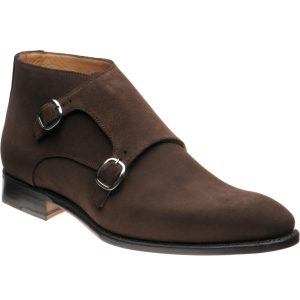 Herring Orwell mens boots in brown suede