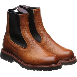 Herring Paula ladies rubber-soled Chelsea boots in marron muflone calf