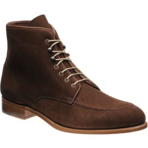Herring Pocklington mens boots in brown suede