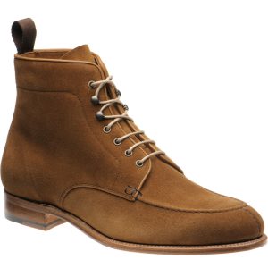 Herring Pocklington mens boots in taupe suede