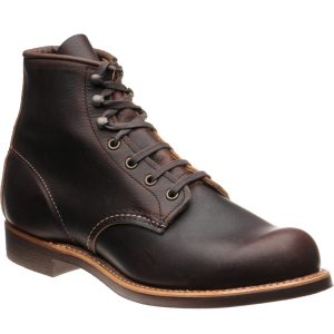 Red Wing Blacksmith mens rubber-soled boots in briar oil slick