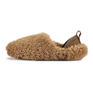 mahabis meribel in gingerbread shearling -