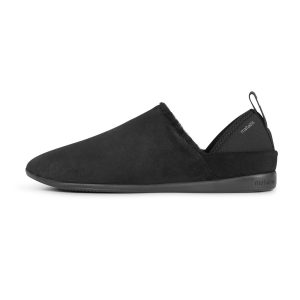mahabis verbier in black suede -