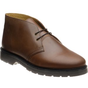 Solovair Chukka Boot mens rubber-soled boots in brown gaucho