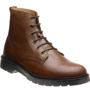 Solovair Derby Boot mens rubber-soled boots in brown gaucho