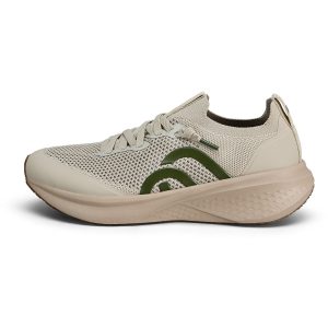 mahabis volare trainers in beige x khaki -