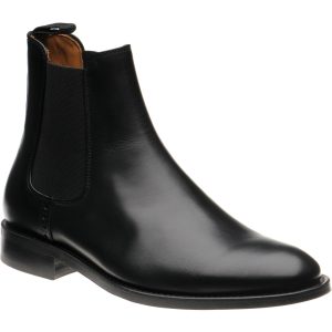 Wildsmith Model 170 mens rubber-soled Chelsea boots in black calf