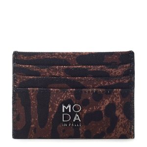 Moda In Pelle Ali Cardwallet Leopard Textile