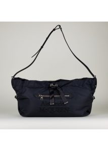Alexander McQueen Women's Medium Logo Bundle Black Shoulder Bag 