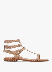 ASH Pepper Skin Leather Studded Gladiator Sandals 