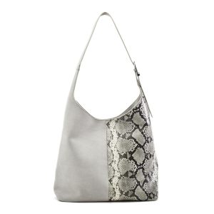 Moda In Pelle Basilla Bag Grey Mix Suede
