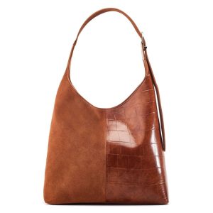 Moda In Pelle Basilla Bag Tan Suede