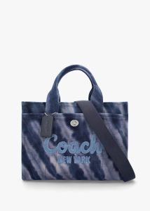 COACH Cargo 26 Midnight Navy Tie Dye Tote Bag 