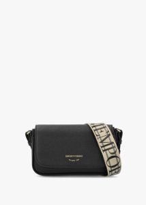 EMPORIO ARMANI Nero Silver Cross-Body Bag 