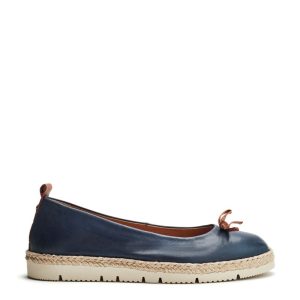 Moda In Pelle Ethel Navy Leather