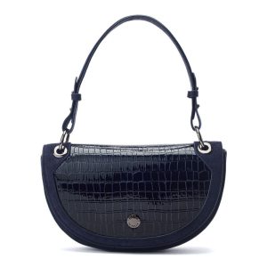 Moda In Pelle Fillipa Bag Navy Porvair