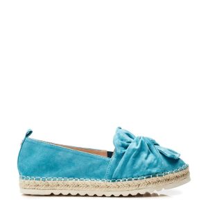 Moda In Pelle Fionna Turquoise Alcantara