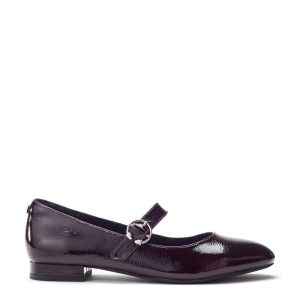 Moda In Pelle Firuta Burgundy Patent Leather