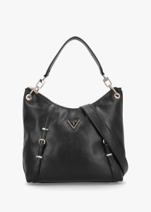 GUESS Large Levia Black Hobo Bag 