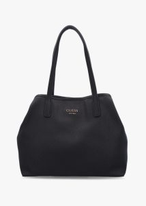 GUESS Vikky II Black Tote Bag 