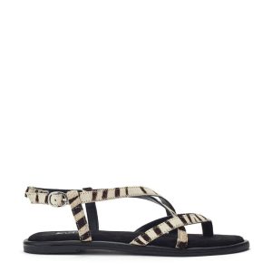 Moda In Pelle Jacaran Zebra Pony Hair
