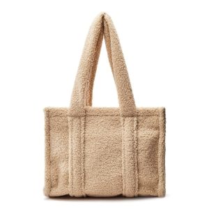Moda In Pelle Jemima Bag Cream Faux Fur