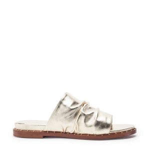 Moda In Pelle Jerri Gold Leather