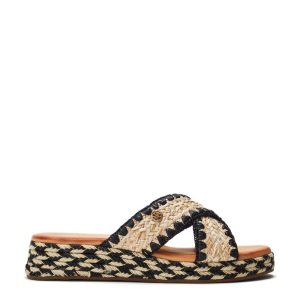Moda In Pelle Karri Black Textile