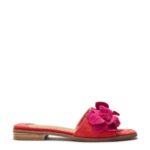 Moda In Pelle Laleh Red Pink Suede