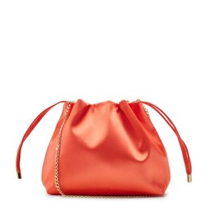 Moda In Pelle Lotty Bag Orange Satin