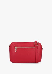 DANIEL Lydia Red Leather Camera Bag 