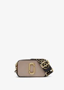MARC JACOBS The Snapshot Cement Multi Leather Camera Bag 