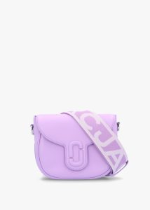 MARC JACOBS The J Marc Small Wisteria Leather Saddle Bag 