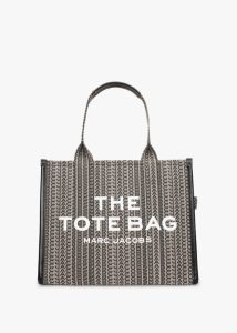 MARC JACOBS The Monogram Large Beige Multi Tote Bag 