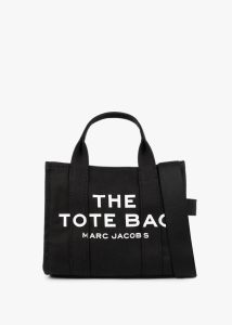 MARC JACOBS The Small Black Canvas Tote Bag 