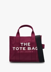 MARC JACOBS The Canvas Small Oxblood Tote Bag 