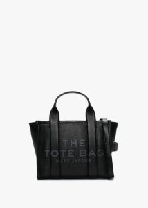 MARC JACOBS The Leather Small Black Tote Bag 
