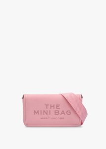 MARC JACOBS The Leather Mini Ribbon Pink Cross-Body Bag 