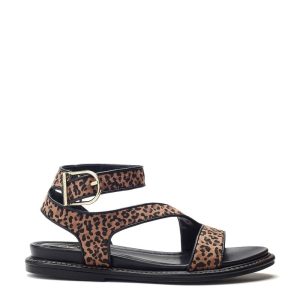 Moda In Pelle Nolanna Black - Leopard Alcantara