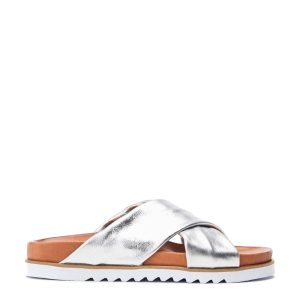 Moda In Pelle Oddelia Silver Leather
