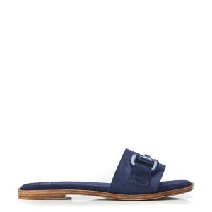 Moda In Pelle Olayo Navy Suede