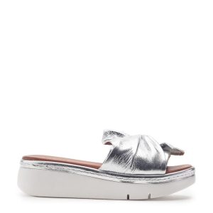 Moda In Pelle Ollin Silver Leather