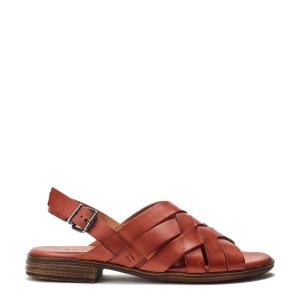 Shoon Sh Ionia Dark-Orange Leather