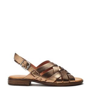 Shoon Sh Ionia Gold Leather