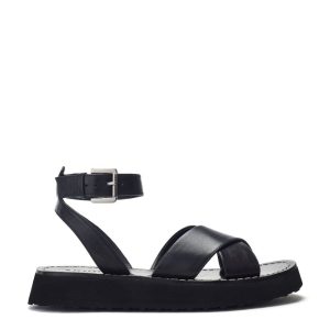 Shoon Sh Larise Black Leather