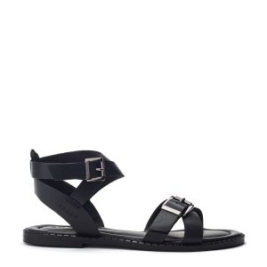 Shoon Sh Shara Black Leather