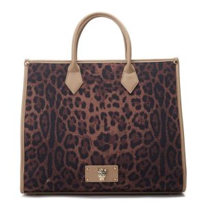 Moda In Pelle Slyvie Bag Leopard Textile