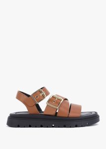 SHOE THE BEAR Rebecca Tan Leather Buckled Sandals 
