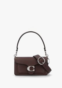 COACH Tabby 20 Maple Leather Shoulder Bag 